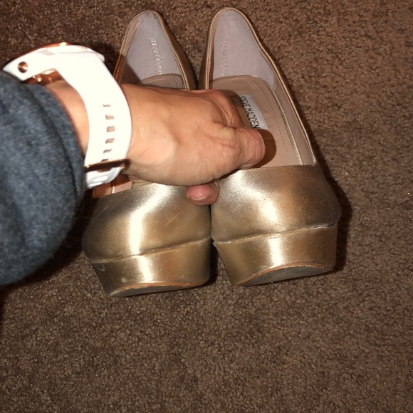 Steve Madden rhinestone heels gold size 7 - Picture 5 of 10
